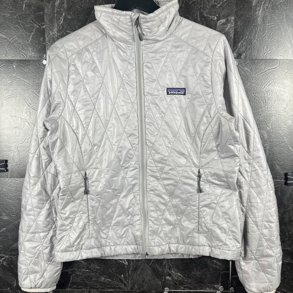 Patagonia Women's Grey Nano Puff Primaloft Jacket Small